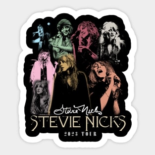 Stevie Nicks Vintage Rock Music Sticker